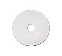jojofuny Lame per Cutter Circolare 60mm in Acciaio Argento con Custodia, Taglio Preciso e Multi-strato per Carta e Tessuto in Negozio o Ufficio