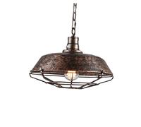 jojofuny Lampada Da Soffitto Con Coperchi Di Pentola Unici Stile Vintage Stile Industriale in Ferro Marrone Compatibile Con Lampadine E27 Lampadina Non Inclusa