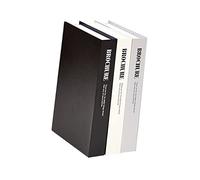 jojofuny Libri Decorativi Finti Per Arredamento Domestico Set Da 3 Pezzi, Modelli Moderni Per Soggiorno, Tavolino Per Bevande o Libreria, Oggetti D'arredamento Creativi