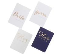 jojofuny Libri per Voti Nuziali Eleganti con Carte per Design Bianco per Sposi e Decorazioni Matrimonio Resistenti Accessori Fotografici