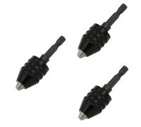 jojofuny Mandrino Autoserrante Per Trapano Adattatore Per Mini Trapano 3 Pezzi Lega Di Alluminio Da 0 3 A 8 Mm