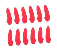 jojofuny Manicotti di Protezione per Punte di Coltelli in Plastica Rossa Set da 30 Pezzi Copertura di Sicurezza per Coltelli da Cucina e Taglierini Protezione per Punte da Chef e