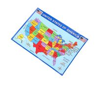 jojofuny Mappa degli Stati Uniti appesa mappe da muro carta geografica per mappa murale mappa noi mappe Mappa di viaggio mappa del mondo da parete Mappe USA carta UV