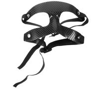 jojofuny Maschera in Pvc Nera per Feste e Eventi Protezione Facciale Sportiva, Design Moderno e Unico, per Maschere Party e Travestimenti di Carnevale