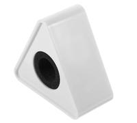 jojofuny Microphone Station Logo Triangular Abs Injection Molding Interview Mic Flag Hard Plastic Portable With Large Logo Area