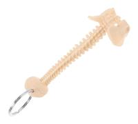 jojofuny Modello della colonna vertebrale umana modelli anatomici accessorio portachiavi Keyring biologico mini spinale fatto a mano portachiavi per auto borsa suite