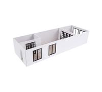 jojofuny Modello di Appartamento in Scala con Sezioni Interne Kit di Montaggio Manuale per Micro Architettura per Hobby e Progetti Creativi