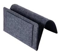 jojofuny Organizer da Letto Non Tessuto con Tasche Multiple | Borsa Laterale per Dormitori, Doppia Tasca Piccola e Tasca Grande, Facile da Trasportare e Stabile