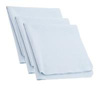 jojofuny Panni Colore Blu per Pulizia Occhiali 3 Pezzi in Microfibra Lavabili Alta Assorbenza per Lenti e Schermi di Smartphone e Gioielli