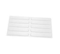 jojofuny Paracolpi Trasparenti Autoadesivi in Silicone Per Mobili e Porte Armadio, Protezione Da Parete Per Sedie e Cassetti, Set 10 Pezzi 63x10x2.5mm, Protezione Antiurto Per Mobili Interni