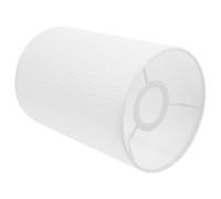 jojofuny Paralume Cilindrico in Pvc e Metallo per Lampada a Sospensione E27/e14, Design Vintage Rustico, Copertura Lampada Bianco per Camera o Loft, Facile Installazione