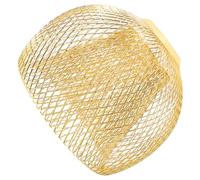 jojofuny Paralume Per Lampada Con Gabbia In Metallo Di Ricambio Paralume Decorativo A Cupola Dorata Coperture Per Luci D'ombra Scavate Paralume Per Lampada A Sospensione In Ferro Per