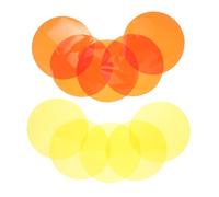 jojofuny Pellicole Colorate Autoadesive per Cambio Colore Automatico Set da 10 Fogli Diffusori in Gel Pet per Luci LED Filtri Correttivi per Illuminazione Domestica e Fotografica per
