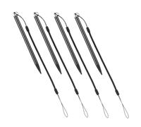 jojofuny Penna per Schermo Resistivo 4 Pezzi con Punta a Molla, Corpo in Alluminio e Abs Nero, Penna Stilo Precisa per Dispositivi di Controllo Industriale e Macchine Pos