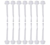 jojofuny Pennello Professionale per unghie in Plastica Set da 50 Pezzi per Manicure Ragazza Strumento di Ricambio per Nail Art e Immersione Liquidi