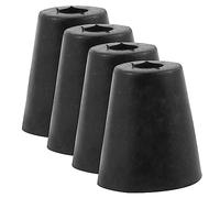 jojofuny Piedini in Gomma Flessibile Per Altoparlanti, Paraurti Per Gambe Mobili Amplificatori, Cuscinetti Antivibrazione Compatti Per Protezione Pavimenti, Set Da 4 Pezzi Per Uso Audio Professionale