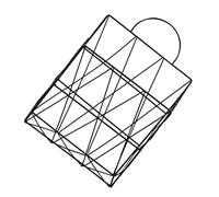 jojofuny Portariviste Parete Appendibile Organizer Documenti e Cestino Portaoggetti Multifunzionale per Ufficio e Casa Design e Sicuro Colori Casual Colore Casuale