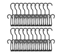 jojofuny Portascarpe in Plastica Salvaspazio Doppio Gancio Organizer per Scarpe da Armadio e Esposizione Commerciale Set da 36 Pezzi per Asciugare Pantofole e Sandali in Ingresso o