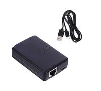 jojofuny Porte Hub Ethernet Portatile Sdoppiatore Gigabit Per Computer e Router Commutatore Facile Usare Con Led Indicateur Attività Design Compatto e Resistente Per