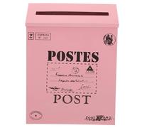 jojofuny Postale Vintage in Ferro da Montare Muro Portalettere Retro Design Pratico per Esterni Capacità per e Riviste per e Uffici Inclusa Funzione Suggerimento