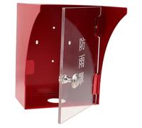 jojofuny Protezione Antipioggia Per Allarme Antincendio Resistente Alle Intemperie Installazione Semplice L'acciaio Inossidabile Protegge Gli Allarmi Dalla Pioggia Per Uso Domestico E