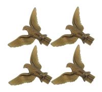 jojofuny Puntale per Asta Portabandiera a Forma di Aquila in Plastica Set da 4 Pezzi Ornamento Resistente per Bandiera da Giardino Accessori per Aste Portabandiera Decorazione Esterni