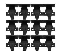 jojofuny Push on fitting clip, furniture shelf support brackets, plastic quick fitting furniture panel joints bracket, 12 set, wall panel hardware, ensuring stability for DIY projects