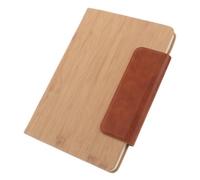 jojofuny Quaderno Executive A5 con Copertina Rigida Effetto Grano Bambù | Design Elegante Minimalista, per Riunioni di Lavoro e Journaling Quotidiano, Materiale Carta e PU
