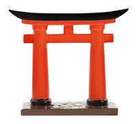 jojofuny Resina giapponese Shinto Torii Cancello in miniatura Acquario Torii Ornamento Zen Accessori Giardino Acquario Ponte Decorazione Paesaggio