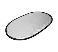 jojofuny Riflettore Fotografico Portatile Oval Per Illuminazione Pannello Diffusore Collassabile Per Fotografia e Videografia Esterna e Interna