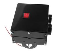 jojofuny Riscaldatore per Auto 12V 500W Ventola Sbrinatore Parabrezza Rapido Kit Riscaldamento Veicoli per Camper Suv e Camion Protezione Surriscaldamento Alimentazione Accendisigari