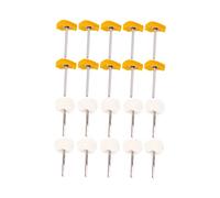 jojofuny Ruota Lucidante con Manico per Lucidatura a Specchio, Set 40 Pezzi per Metalli, Legno e Pietre Artificiali, Accessori per Utensili Rotanti Elettrici