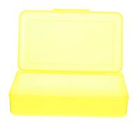 jojofuny scatole portaoggetti storage box valigetta chiavi valigetta portadisegni jewellery box astuccio arte penna Compatto Forniture astuccio in plastica astuccio per matite Yellow