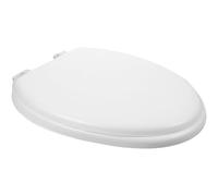 jojofuny Sedile Wc in Eva Morbido e Leggero, Copriwater Classico Bianco, Comodo per Bagno Domestico, Design Semplice e Resistente
