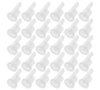 jojofuny Set 100 Pezzi Tappi Contagocce Interni in Plastica PP 18 Denti per Flaconi Olio Essenziale 5-100Ml Guarnizione di Tenuta Anti-Perdita per Dosaggio Preciso e Uso Fai da Te