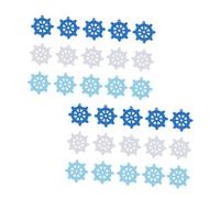 jojofuny Set 180 Pezzi Decorazioni Nautiche in Legno Timoni e Vele Miste Ornamenti Fai da Te per Casa Copricapi e Lavoretti Creativi Accessori Decorativi per e Amici