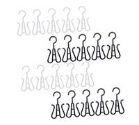 jojofuny Set 20 Ganci Appendiscarpe in Plastica Robusta Stendibiancheria per Scarpe da Viaggio e Casa Ganci Stabili per Riporre ed Esporre Scarpe di Tutte le Taglie