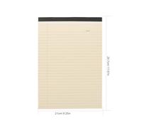 jojofuny Set 4 Pezzi Quaderno A4 Linee Staccabili, Carta Beige Facile da Conservare e Portatile, Blocco Note per Ufficio e Pianificazione sulla Scrivania