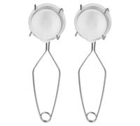 jojofuny Set 6 Pezzi Crogioli Ceramici per Metalli Pinze per Crogioli e Circolari, Accessori da Laboratorio per Colata Rame, Utensili Forno Professionali