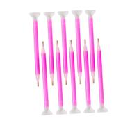 jojofuny Set da 10 Pezzi Penne per Dipingere Perline Doppia estremità, Strumenti per Ricamo a Diamante per Appassionati di DIY, Ventose per Una o Cinque Perline, Adatto per Pittura su Tela Art