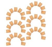 jojofuny Set da 100 Tappi di Sughero Conici 25X15 CM in Legno Morbido Tappi di Ricambio per Bottiglie Caraffe e Brocche Sigillanti Ermetici per Vino e tè Uso Domestico e
