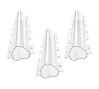 jojofuny Set da 3 Stampi a Forma di Cuore per Modellare Frutta e Verdura, Stampo per Formare Cetrioli Resistenti e Sicuri, Utensili per Orto e Coltivazione Domestica