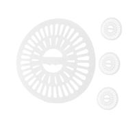 jojofuny Set da 4 Tappi di Ricambio per Centrifuga Lavatrice Doppia Vasca, Tappo a Pressione Rotondo in Plastica, Copertura di Sicurezza per Asciugatrice, Accessorio Versatile