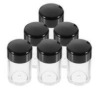 jojofuny Set da 6 Contenitori Vuoti per Polvere Corpo 3g in Plastica Leggeri e Compatti, Scatole Refill per Cosmetici per Make-up e Viaggi