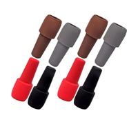 jojofuny Set di 8 Tappi in Silicone per Bottiglie di Vino, Riutilizzabili e Colorati, Compatibili Bottiglie di Diverse Marche, per Feste e Conservazione Domestica