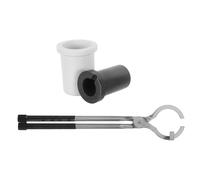 jojofuny Set per Fusione Metalli con Crogiolo in Grafite 65ml e Pinze di Sicurezza per Gioielleria e Laboratori Artigianali
