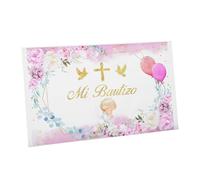 jojofuny Sfondo per Prima Comunione e Battesimo per Bambina, Portatile, Elegante, per Studio e Foto Ricordo, Decorazione per Feste