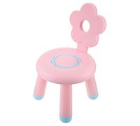 jojofuny Sgabello per Piccoli in Plastica Rinforzata Gradino Sgabello Compatto Color Pesca Cartoni Animati Panca Versatile per Bagno Cucina e Area Gioco