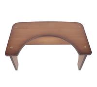 jojofuny Sgabello per Wc in Bambù Multifunzionale Design Antiscivolo, Panca Elegante e Semplice per Bagno e Uso Quotidiano