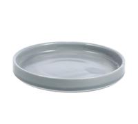 jojofuny Sottovaso in Ceramica Rotondo da 45 Pollici per Piante da Interno ed Esterno Vassoio Raccogli-Acqua Resistente alle Alte Temperature Base Stabile per Vaso Legno Brasiliano
